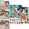 Charming One Piece Luffy Pvc Figurine Blind Box Advent Calendar Gift For Kids