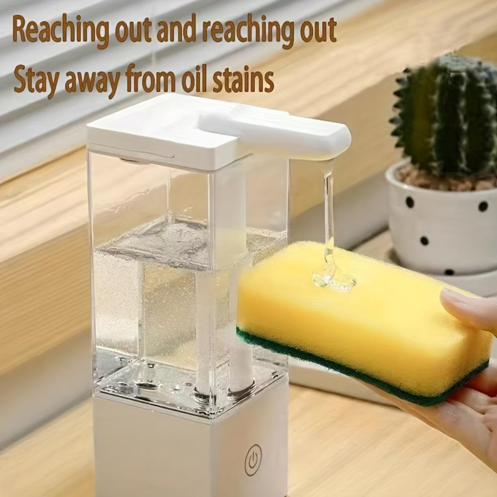 Space Saving Touchless Soap Dispenser Waterproof Kitchen Liquid Dispenser  Shampoo