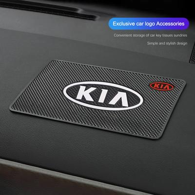 1 Pieza PVC Silicona Tablero Coche Antideslizante Alfombrilla Antideslizante Para EV6 Sorento Niro Sportage Ceed Picanto Stinger Borrego K5 K9