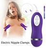 Nipple Clamps Vibrator Clit Clip Electric Massager For Female Couple Sex Toys 10 Modes