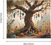 Wall Decor Blanket Beach Throws Funny Banner Poster for Dorm, Bedroom, Living Room Boho Tree of LIfe Tapestry Backdrop Wall
