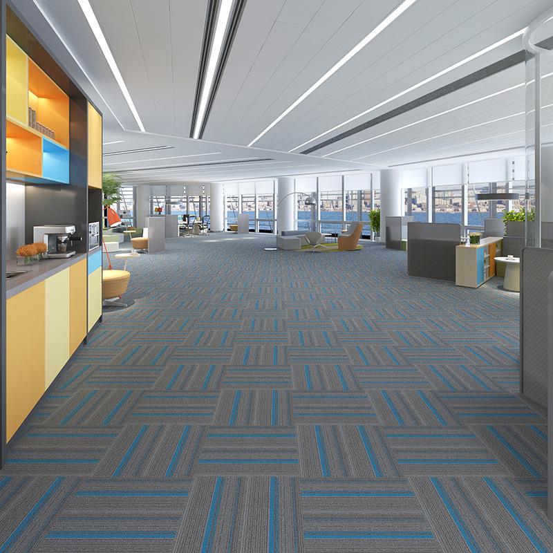 Anti-Slip Wear-Resistant Patchwork Carpet for Offices, Billiards Halls, Hotels, and Commercial Spaces