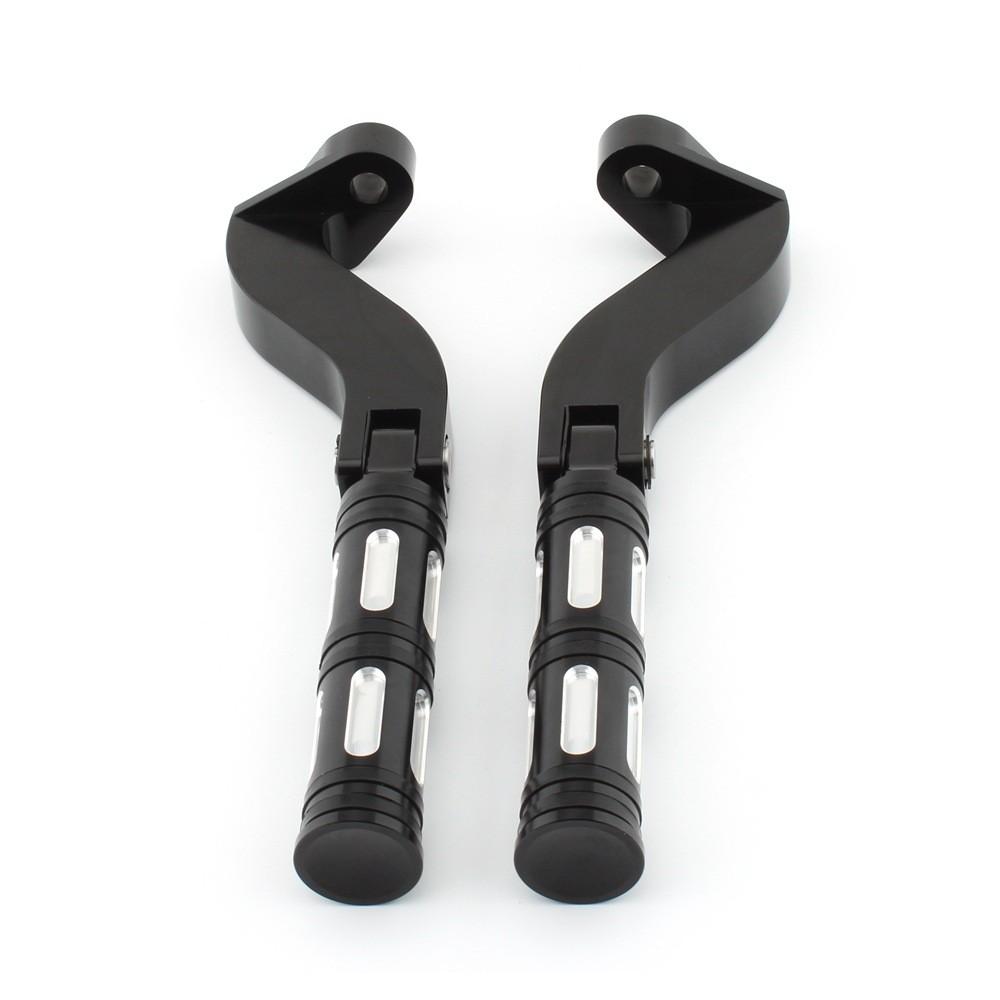 Durable Black Rear Passenger Footpeg Bracket For Harley Davidson Motorcycles