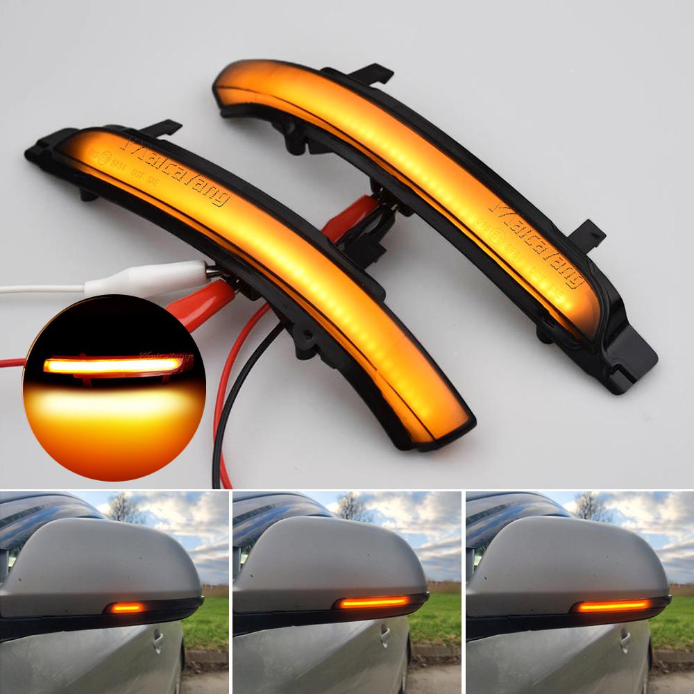 Dynamic Blinker For Skoda Octavia MK2 A5 SuperB B6 3T LED Turn Signal Mirror Light 2009 2010 2011 2012