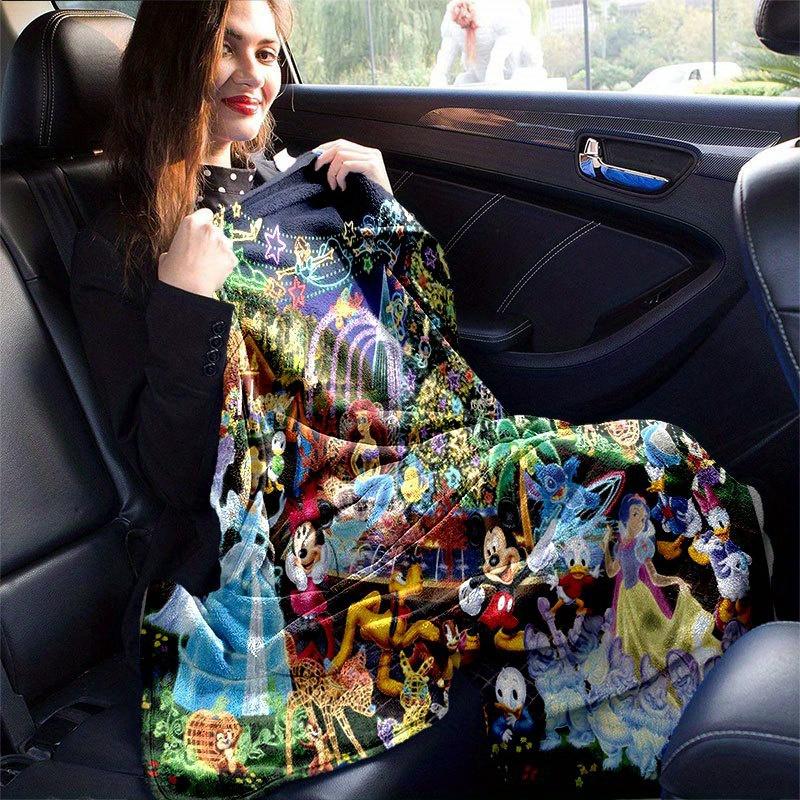 Mickey and Minnie Cartoon Blanket: Adorable, Warm, and Perfect for Home Decoration  Living Room, Travel, and All Seasons