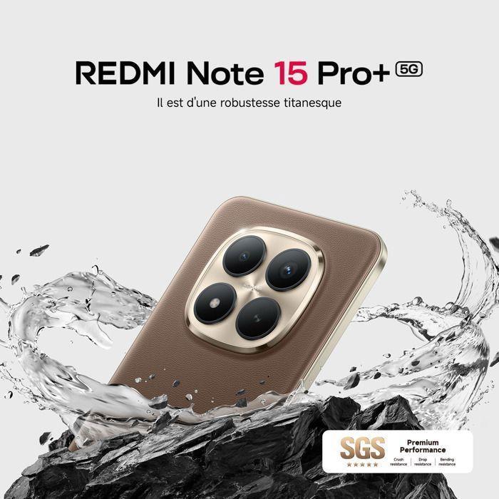 Redmi Note 15 Pro+ 5G Noir 12GO + 512GO Snapdragon® 7s Gen 4