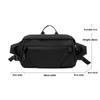 Multifunctional Waist Bag for Men-Durable Crossbody Bag and Chest Bag,Adjustable Shoulder Strap for Outdoor,Work or Leisure Use