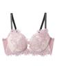 Amphi High Side Slimming Fits Up To G Plus Sizes Sleek Side Bra BYJ689 RP D75 Bra, Cleavage-Enhancing, Design, Effect, Cup, [Glama-Rich, Design]