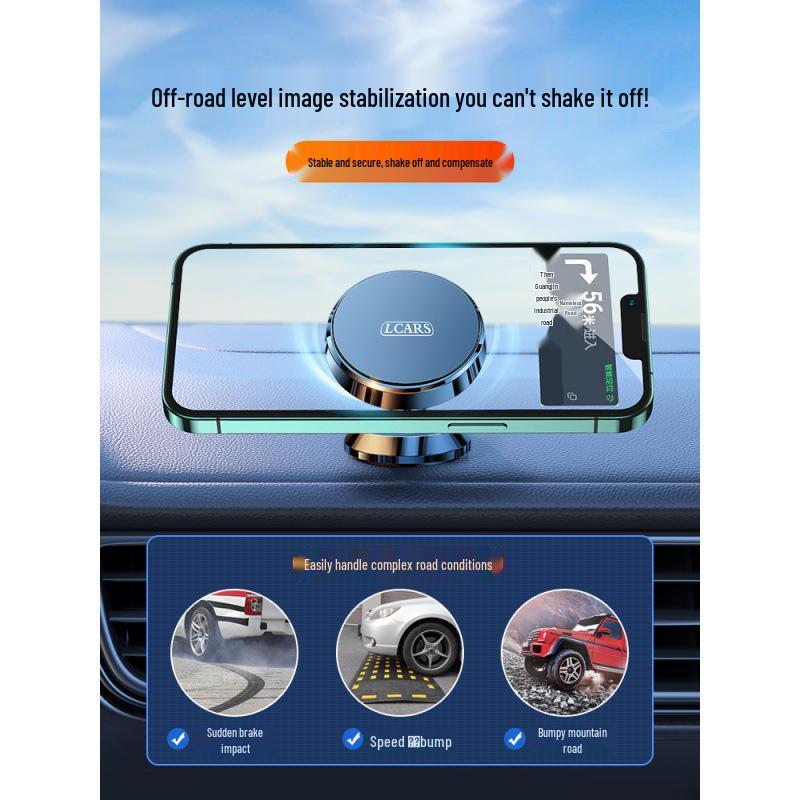 

Magnetic Car Phone Holder 2025 with Strong Suction Cup for Dashboard Navigation