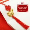 2026 Chinese Spring Festival Red Pendant Event Shopping Mall Home Decoration Horse Year Pendant