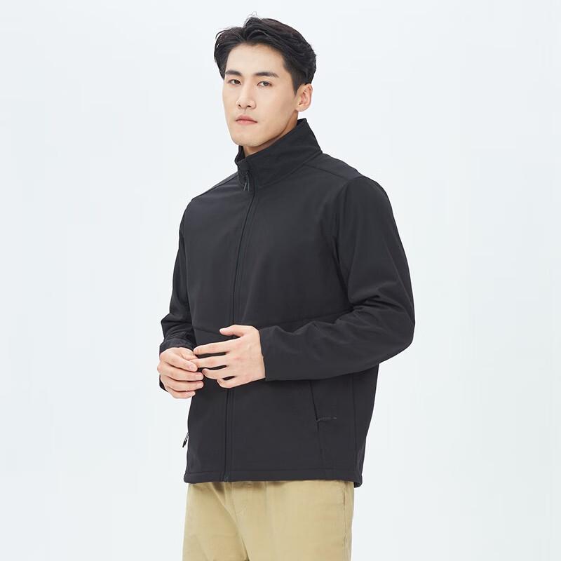 Men's Stand Collar Softshell Jacket