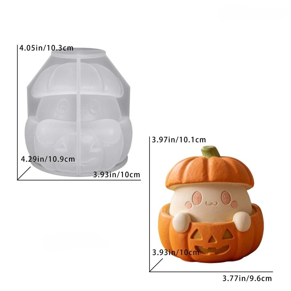 DIY Halloween Ornament Mold Silicone Epoxy Resin Plaster Mold Candle Wax Mold Beginner Friendly