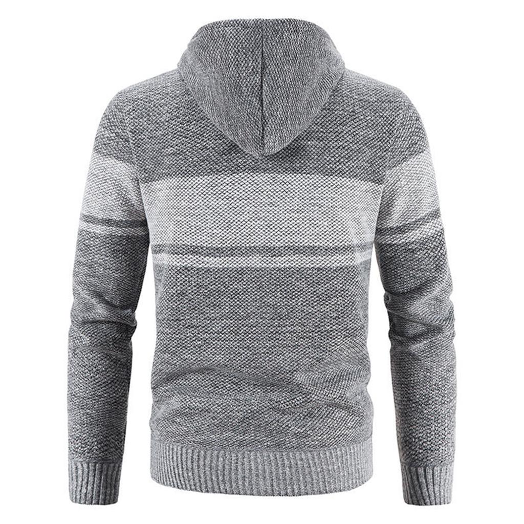 Cardigan Leisure Loose Hooded Hood Knitted Sweater