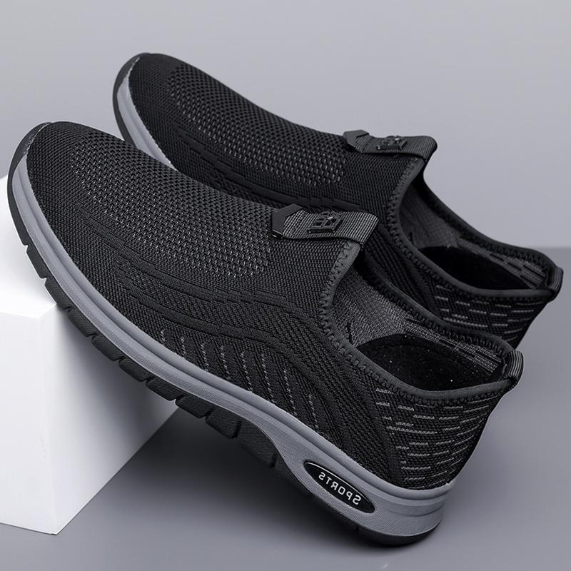 New Summer Men Soft Sport Shoes Breathable Fashion Mesh Running Shoes Comfortable Man High Quality Outdoor Lightweight Sneakers