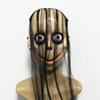 Horror Teufelsmaske mit langen Haaren Gruselige Halloween Vollgesichtsmasken des Terrors Kostüm Halloween Cosplay Party Dekoration Requisite