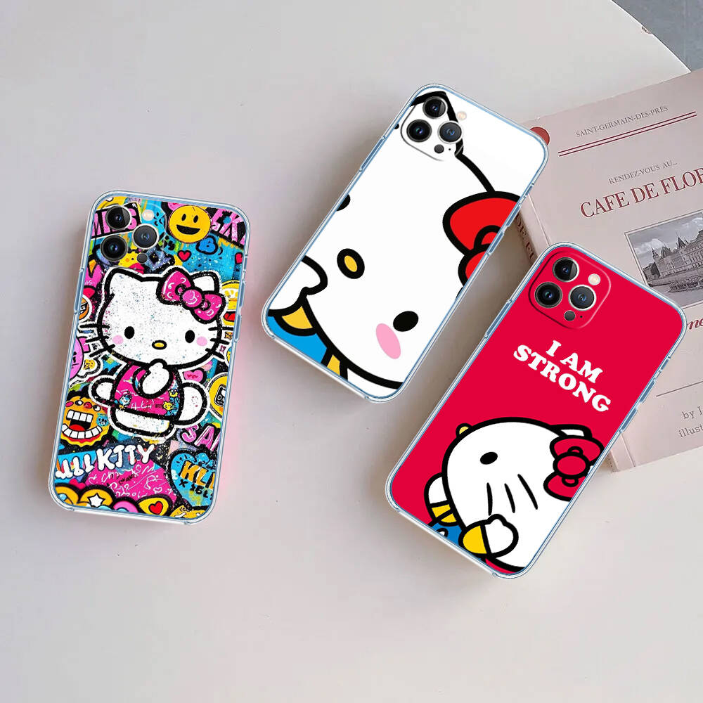 Cute Hello kitty Phone Case for Motorola G14 G15 G24 G30 G31 G32 G34 G41 G42 G51 G52 G50 G60S G60 G62 G72 G71 G73 G84 G85 G200 E32