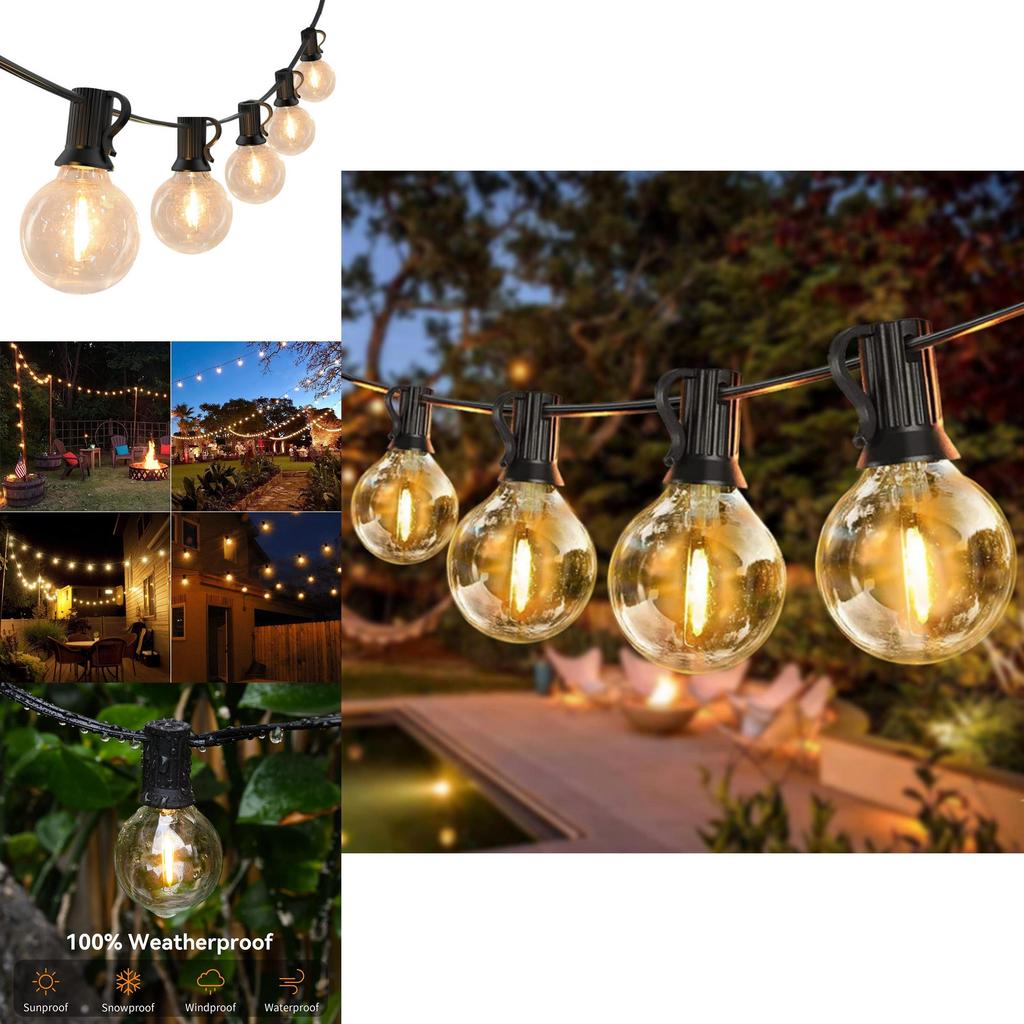 Led String Lights Outdoor Waterproof European American Voltage For Festive Decor