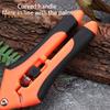 1 buc/ 2 buc foarfece de grădinărit cu mâner de blocare ergonomic foarfece de tăiat foarfece multifuncțională cu mecanism de arc pentru flori de bonsai de grădină