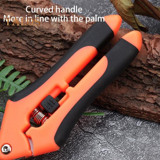 1 buc/ 2 buc foarfece de grădinărit cu mâner de blocare ergonomic foarfece de tăiat foarfece multifuncțională cu mecanism de arc pentru flori de bonsai de grădină