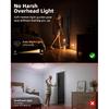 EZVALO Rechargeable Motion Sensor Night Lights, Stick-On Battery Operated LED Night Light with Magnetic, 5-30LM Dimmable, 3 Color Temps, Portable