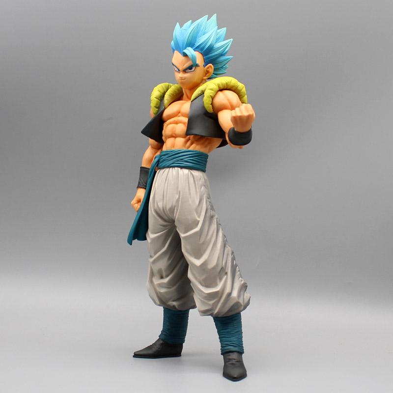 Figura de Dragon Ball Gogeta Azul de 32 cm Figuras de Anime Figura Dbz Estatua de PVC Modelo Muñeca Coleccionable Decoración de Habitación Adorno Juguetes Regalo