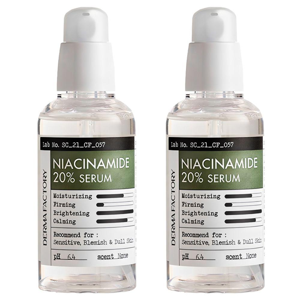 DERMA FACTORY Niacinamide 20% Serum 80ml (3 Options)