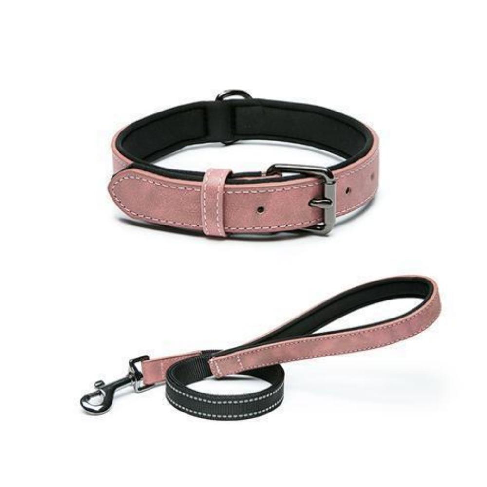 Symphony PU Reflective Collar Pet Supplies New Dog Supplies Neck Ring Traction Rope