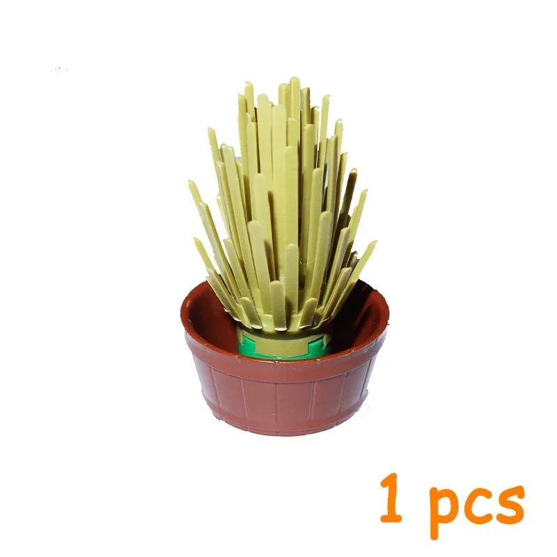 

Non-Toxic Moc Building Blocks City Street Potted Plants Tree Stem Grass Flower Pot House Garden Accessories Bricks 6064 30176 30239 4727