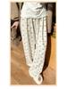 Bowknot High Waist Fleece-Lined Wide Leg Pants for Women, Spring 2025 Collection