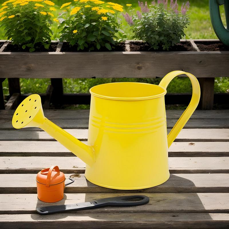 Innen-Gießkanne 1L Langer Ausguss Gießkanne Für Pflanzen Blumenarrangement Eimer Metall Pflanzgefäß Topf Für Garten Hinterhof