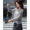 Demana Women's Wool Blend Lace Patchwork Knit Sweater