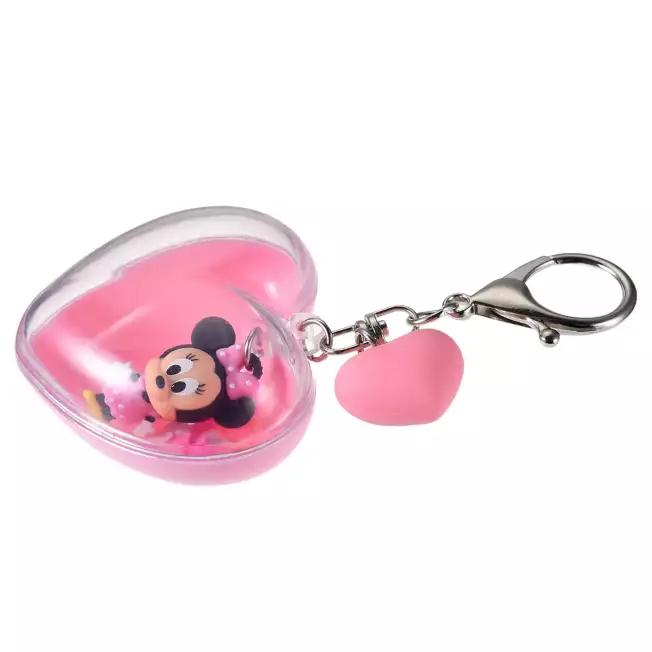 Disney Minnie Keychain Shape Capsule Key Chain Fes Japan NEW Disney Store