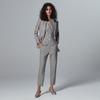 LadyS Elite Grey Wool Blend Professional Three-Piece Suit