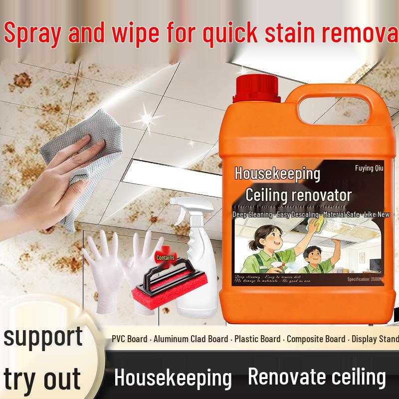Integrated Wall & Ceiling Cleaner for Kitchen Oil Stains Ceiling Renovation Agent 2500ml