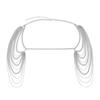Women Body Chain Multi-layered Tassel Shoulder Chain Date Night Nightclub Party Shoulder Jewelry Celebrity Performance Prop
