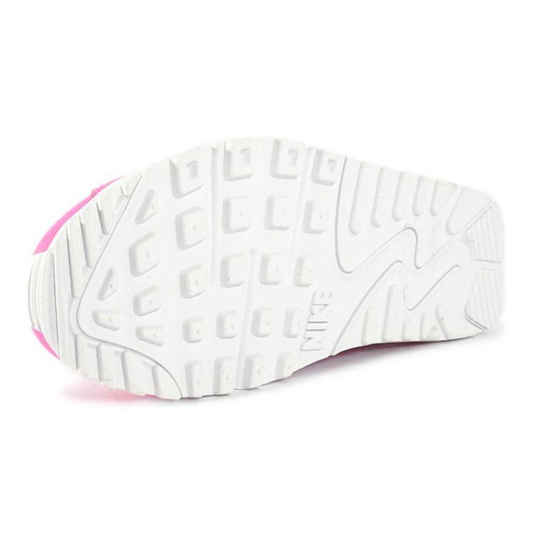 Nike Air Max 90 Ltr Retro Cushioning Non-Slip Durable Low-Top Running Shoes Kids sneaker Fluorescent-Pink 724852-600