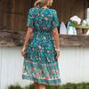 Fashion Women's Ethnic Print Dress Summer