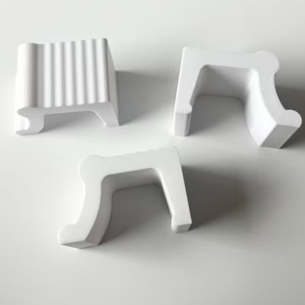 3 STUKS Decoratieve Bloempotstandaards 3D Geprinte Plantenpot Verhoger Voorkom Rot Plantenpot Ondersteuningen Tuin