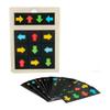 Puzzle Direction Cognition Sensory Game Logical Thinking Color Shape Matching Toy  Birthday Gifts