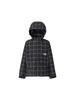 The North Face Novelty Compact Windowpane Size 160 Jacket, Gray,
