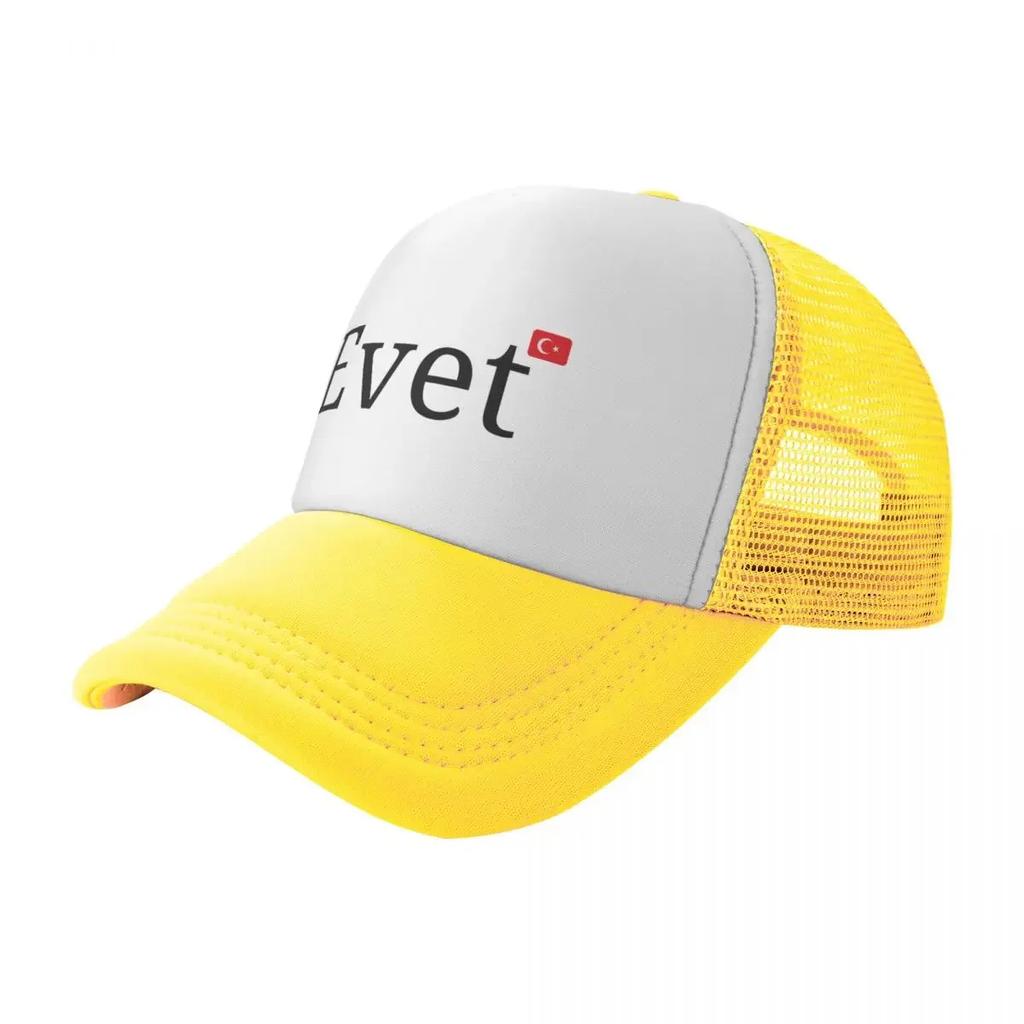 Turkish series expressions Evet Baseball Cap Luxury Sunscreen fishing caps man s For Men Womens