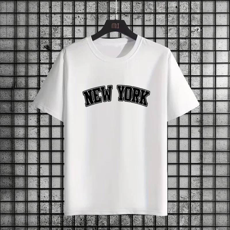 2025 Newest Mens Tshirt Summer Spring High Quality 100 Cotton Pure Color Tees Urban Casual Fashion Oneck Top Mens Clothes