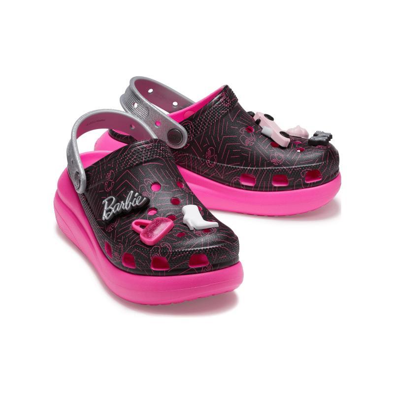 Crocs X Barbie Crush Clog Barbie Sandals Women's Black Pink