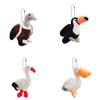 Animal Plush Toy Set With Swan Eagle Pelican Bird Decor For Kids Backpack Accessories