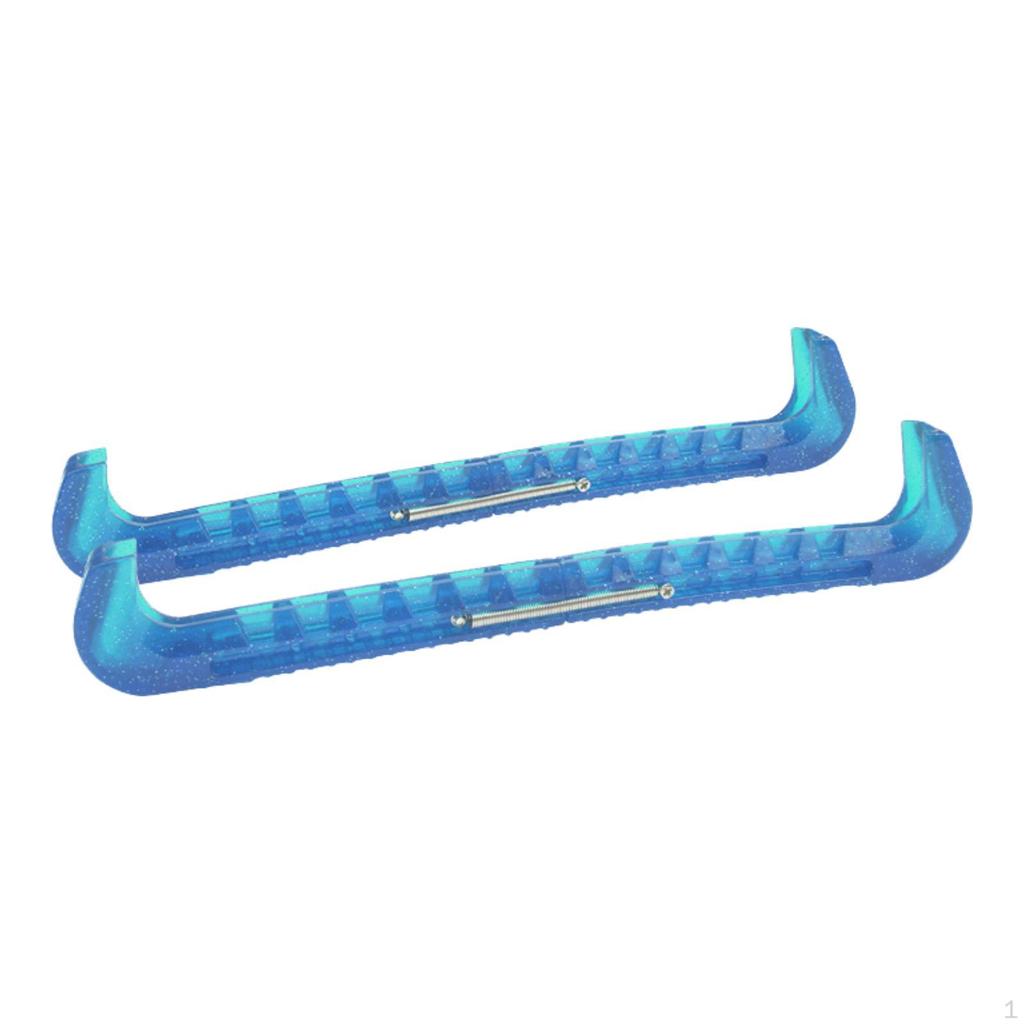 2 Pieces Figure Ice Skate Guards Hockey Blade Covers Fashion AntiSlip Protector for