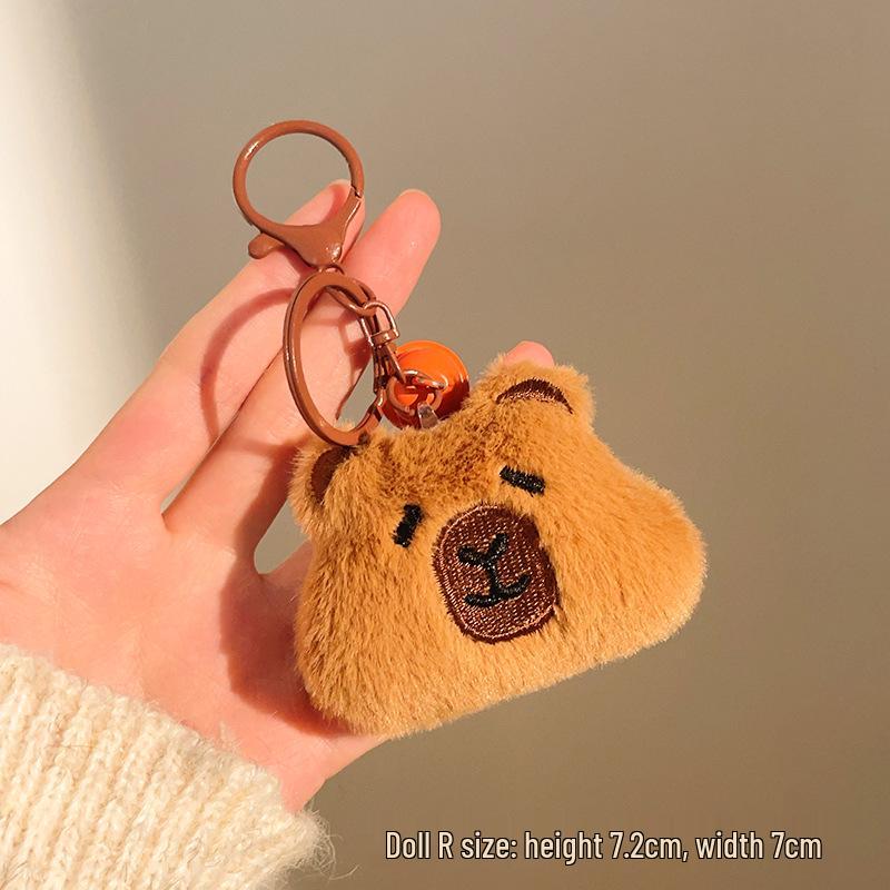 Charmantes Plüschtier-Anhänger: Niedliches Schlüsselanhänger-Ornament & Rucksack-Dekoration für Straßenstand-Aktionen.