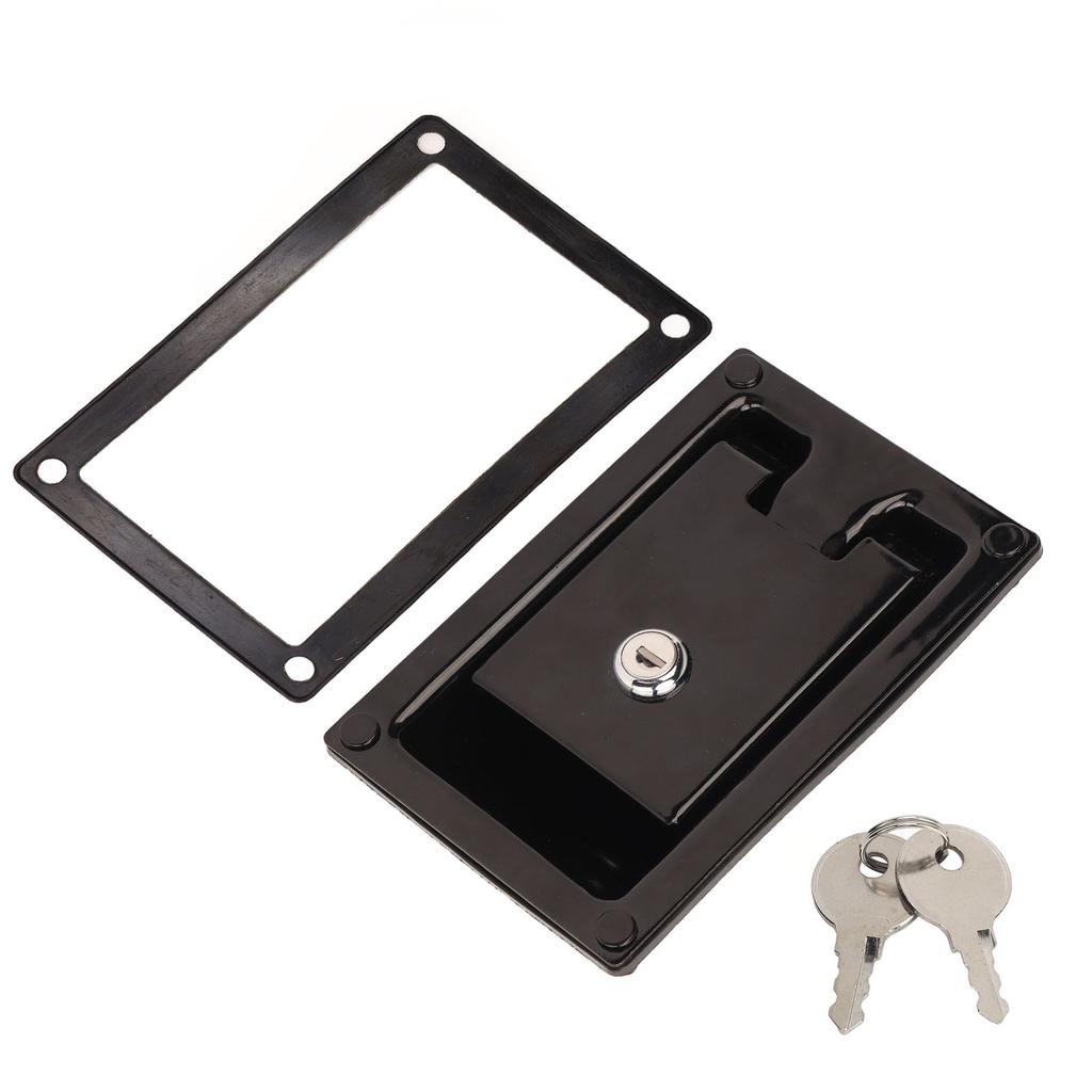Paddle Handle Lock Door Latch Heavy Duty Cold Rolled Steel Flush Mount Locking Door Latch for RV Cam