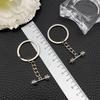 Hot-Selling Ancient Silver Barbell Alloy Keychain Pendant