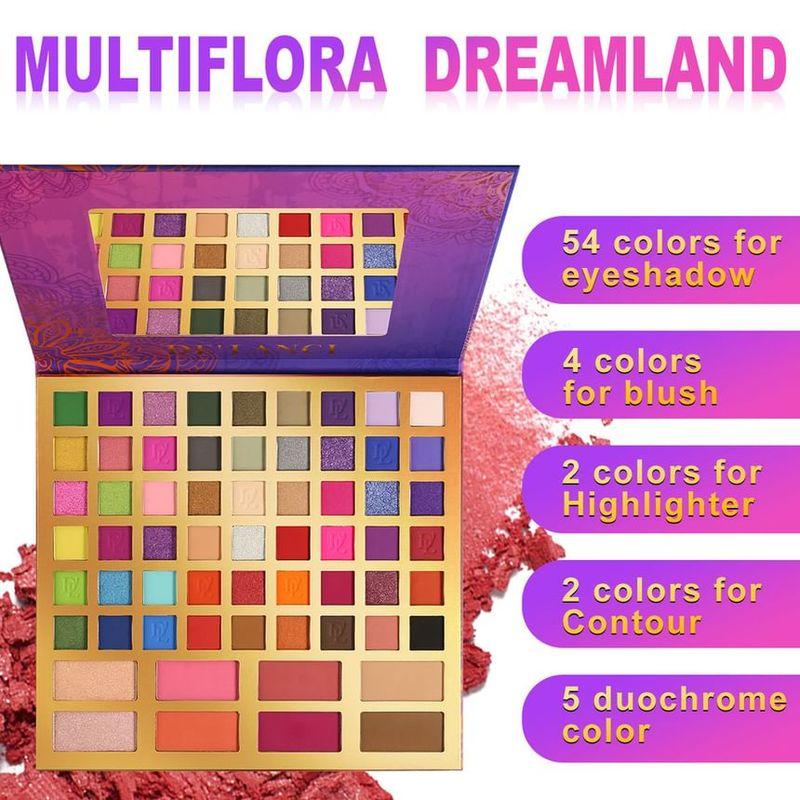 DE'LANCI - 62 Colors Multifuction Makeup Palette