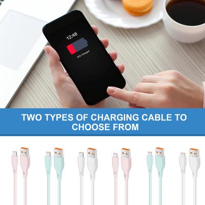 Superschnelles Ladekabel Datensynchronisationskabel 120W Stromkabel Männlicher USB zu Männlicher Micro USB/USB C Anschlusskabel 100cm